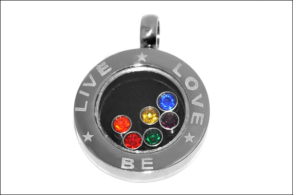 NEW- Live, Love, Be Floting CZ Necklace
